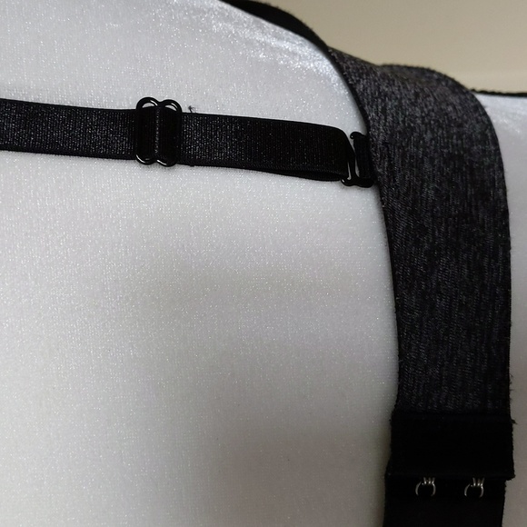 YMI Intimates Underwire Padded Push Up Heathered Bra 38C Gray Black - Picture 15 of 16